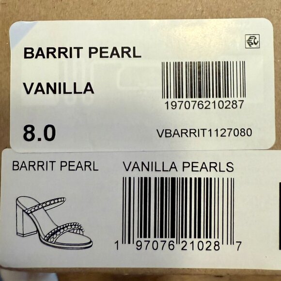 Brand New Dolce Vita Barrit Imitation Pearl Slide Sandals - Picture 3 of 5